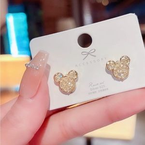 925 Mickey earrings